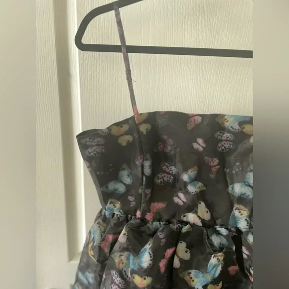 NWT Lulu’s whimsical black butterfly dress size XL - Picture 4 of 7